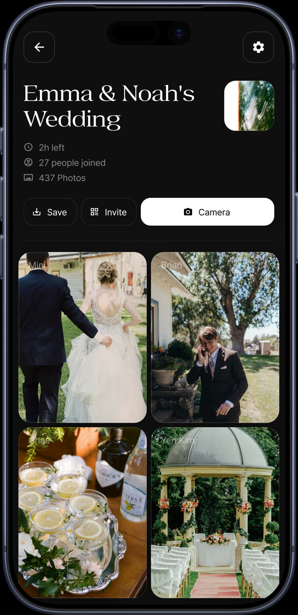 Wedding album preview