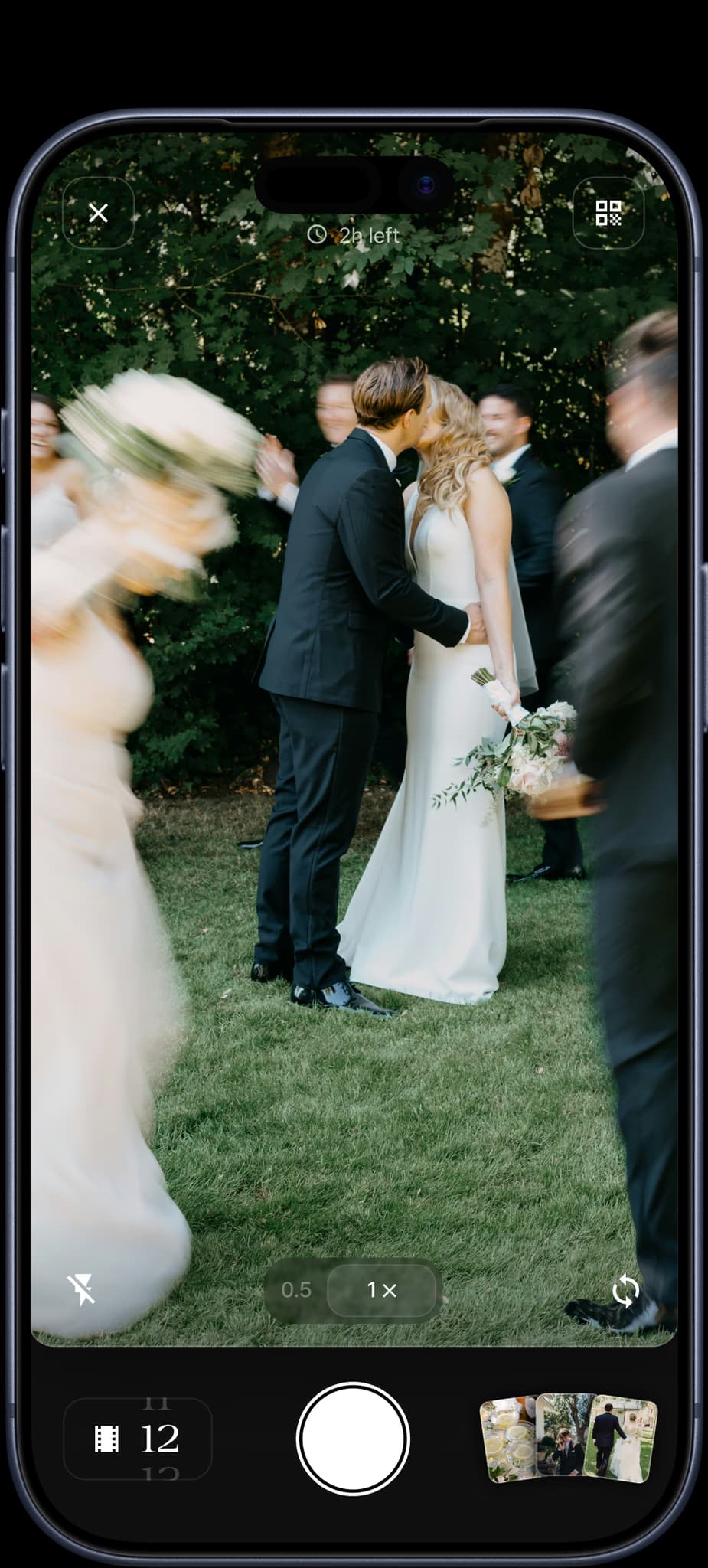 Wedding camera preview
